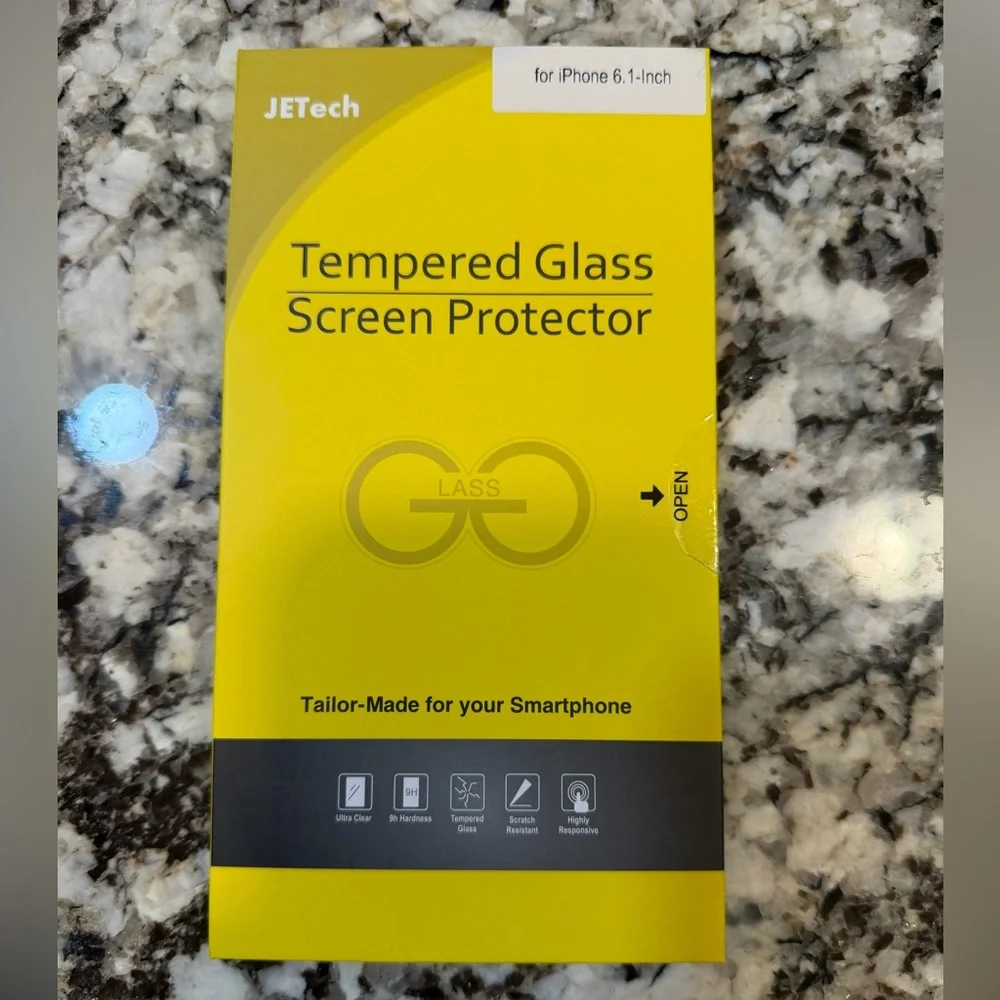 Yellow Tempered Glass Screen Protector for IPhone 13